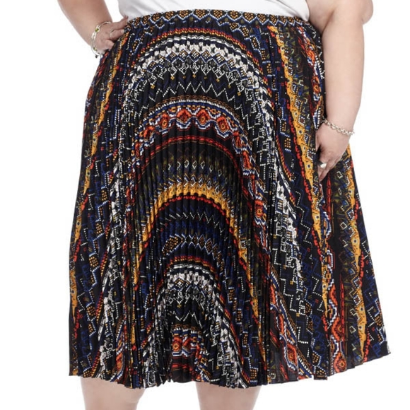 Plenty by Tracy Reese Pleated Skirt 4x - Picture 1 of 5